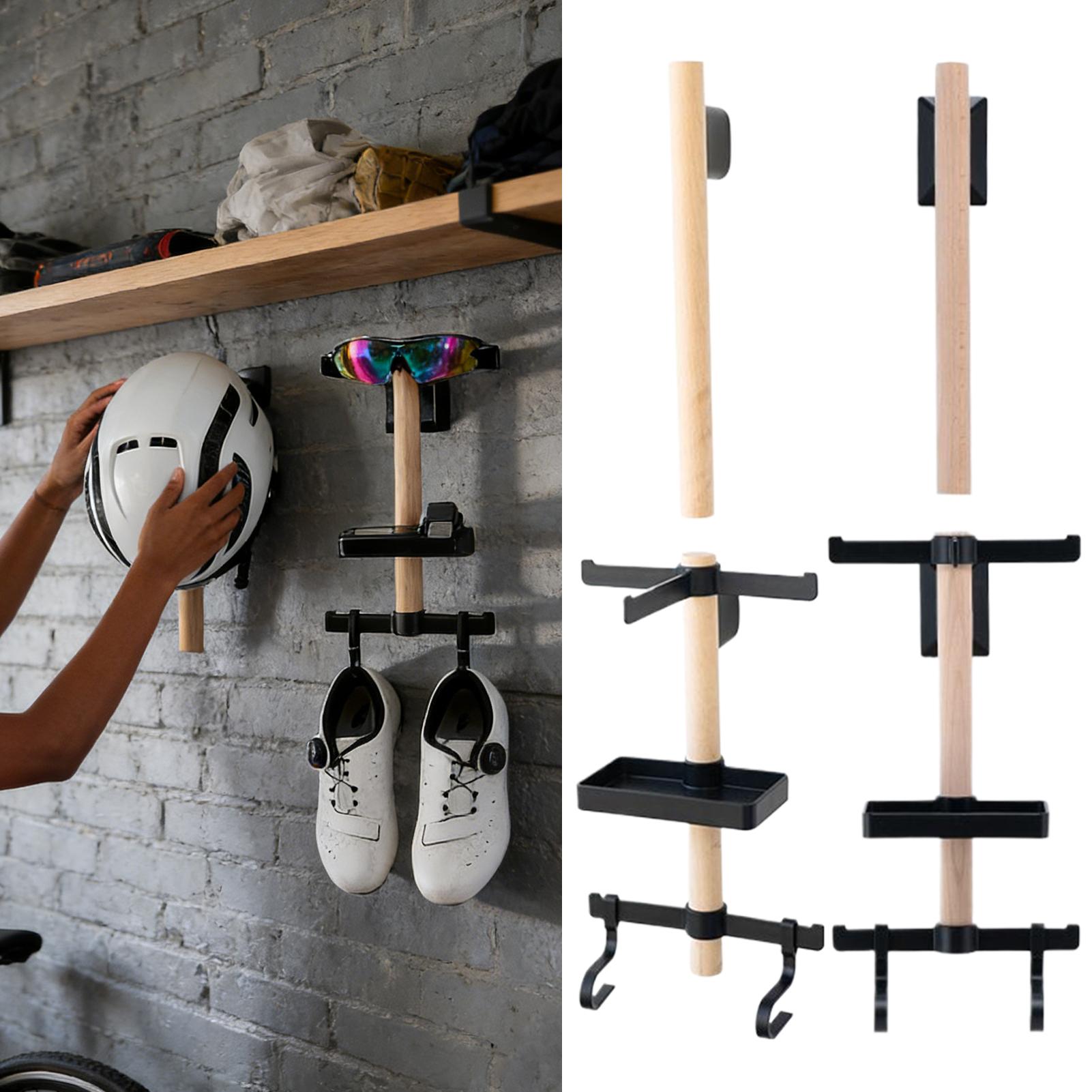 Cycling Gear Organizer Wall - Supporto da Parete per Attrezzatura Ciclistica,