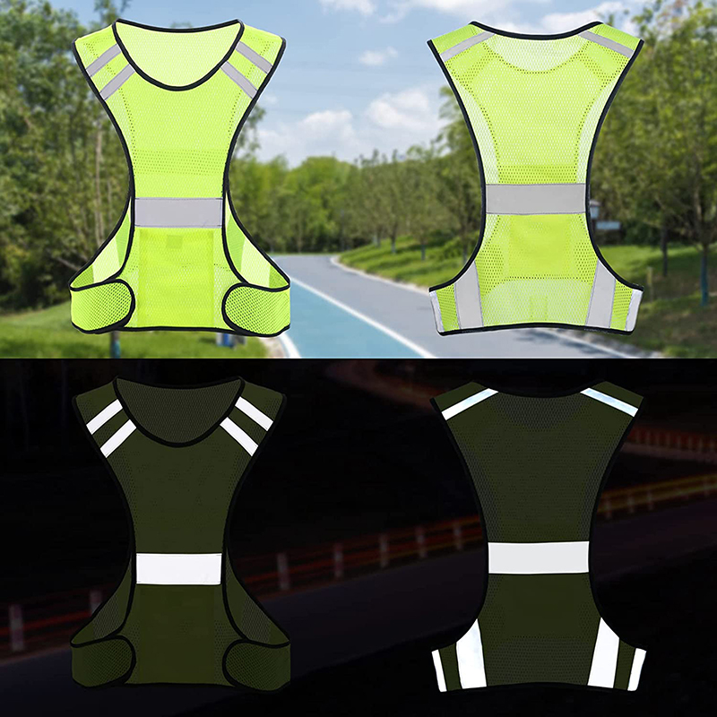 Reflective Cycling Vest - Gilet di Sicurezza Riflettente in Rete