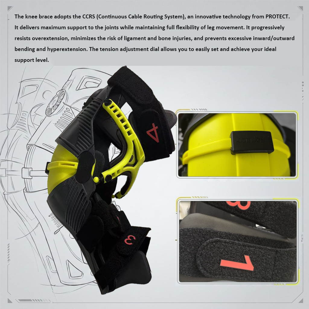 Cyclocross Gearing - Protezioni Ginocchia Regolabili per Motocross con