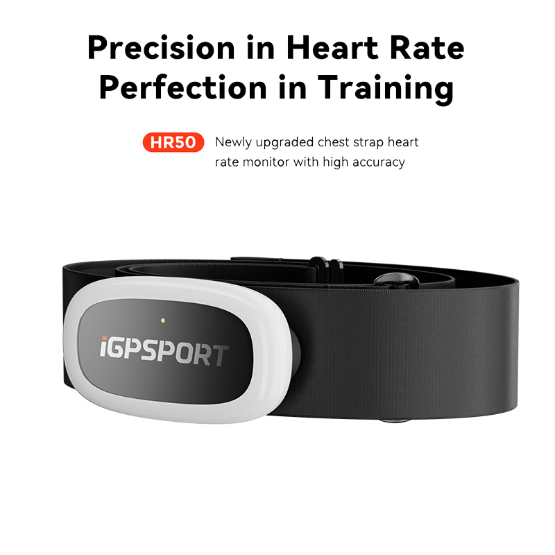Bike Speedometer - iGPSPORT HR50 Sensore di Frequenza Cardiaca,