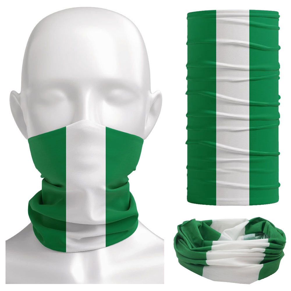 Cycling Gear - Bandanna con bandiera della Nigeria Ghetta