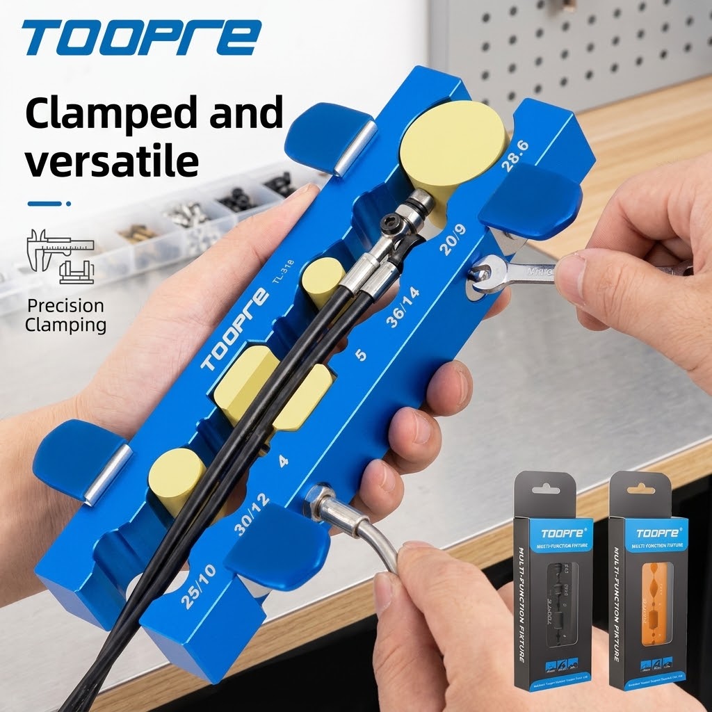 Mtb Pedals - TOOPRE Morsa Universale per Bici, Morsetto