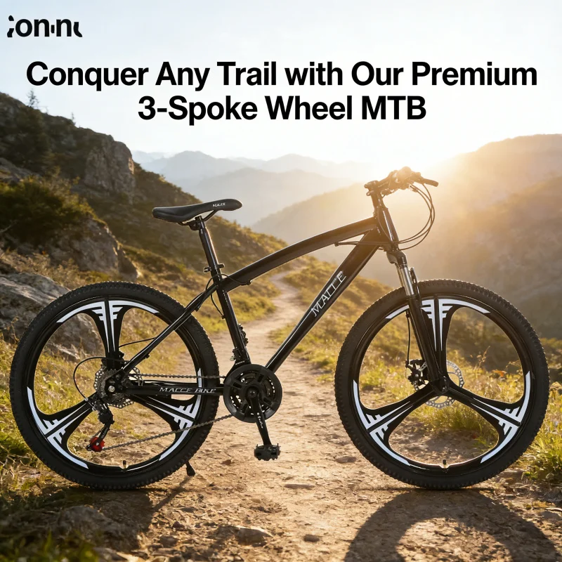 Mountain bike nera a tre colte - Carbon Bike Frame recensione e prezzo